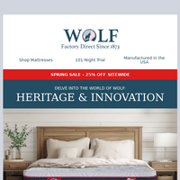 Wolf Mattress email thumbnail