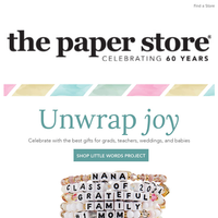 The Paper Store email thumbnail