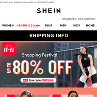 Shein Australia email thumbnail