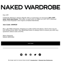 Naked Wardrobe email thumbnail