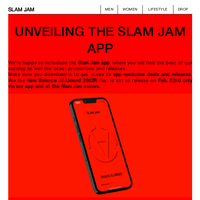 Slam Jam email thumbnail