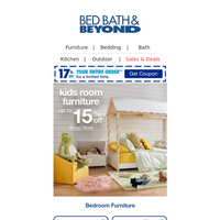 Bed Bath and Beyond email thumbnail