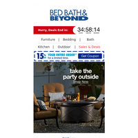 Bed Bath and Beyond email thumbnail