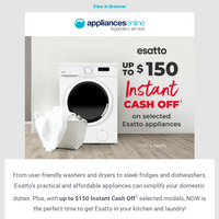 Appliances Online email thumbnail