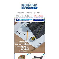 Bed Bath and Beyond email thumbnail