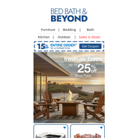 Bed Bath and Beyond email thumbnail