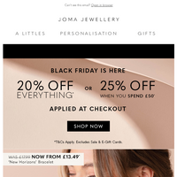 Joma Jewellery email thumbnail