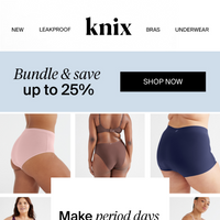 Knixwear Canada email thumbnail