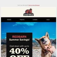 Redbarn Pet Products email thumbnail