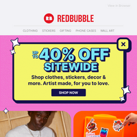 Redbubble email thumbnail