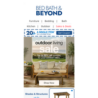 Bed Bath and Beyond email thumbnail