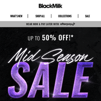 Black Milk Clothing email thumbnail