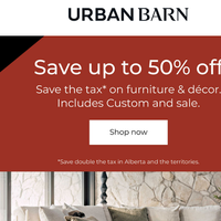 Urban Barn email thumbnail