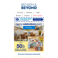 Bed Bath and Beyond email thumbnail