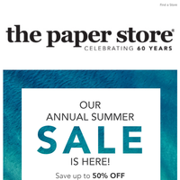 The Paper Store email thumbnail