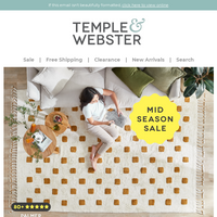 Temple & Webster email thumbnail