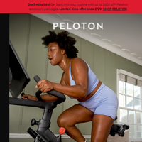 Peloton email thumbnail