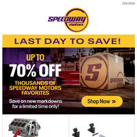 Speedway Motors email thumbnail