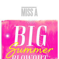 Shop Miss A email thumbnail