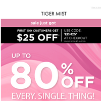 Tiger Mist email thumbnail