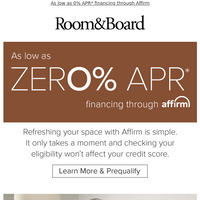 Room & Board email thumbnail