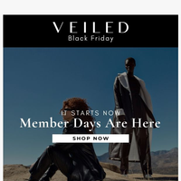 Veiled Collection email thumbnail