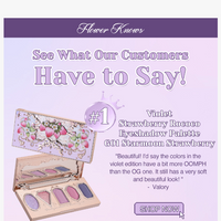 Flower Knows Cosmetics email thumbnail