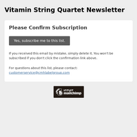 Vitamin String Quartet email thumbnail