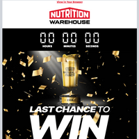 Nutrition Warehouse email thumbnail