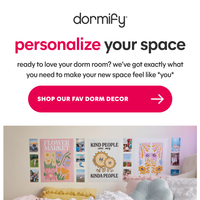 Dormify email thumbnail