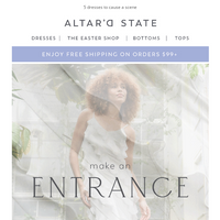 Altar'd State email thumbnail