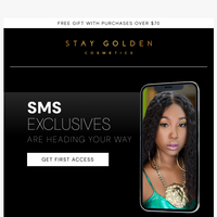 Stay Golden Cosmetics email thumbnail