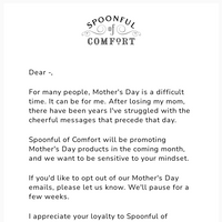 Spoonful Of Comfort email thumbnail