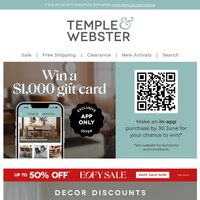 Temple & Webster email thumbnail