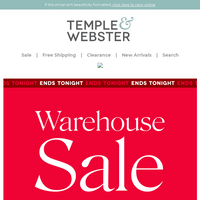 Temple & Webster email thumbnail