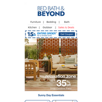 Bed Bath and Beyond email thumbnail