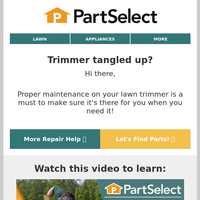 PartSelect.com email thumbnail