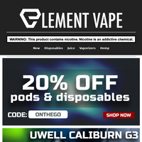 Element Vape email thumbnail