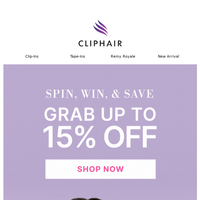 Cliphair email thumbnail