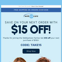 Web Eye Care email thumbnail