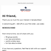 Senada Bikes email thumbnail