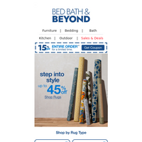 Bed Bath and Beyond email thumbnail