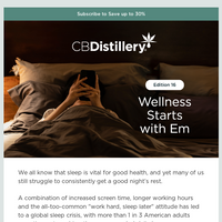 The CBDistillery email thumbnail