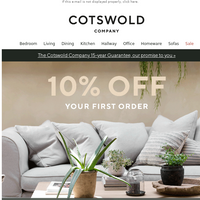 The Cotswold Company email thumbnail