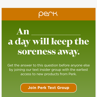 Perk Energy email thumbnail