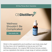 The CBDistillery email thumbnail