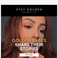 Stay Golden Cosmetics email thumbnail