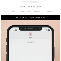 Joma Jewellery email thumbnail