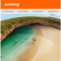 Sunwing Vacations email thumbnail