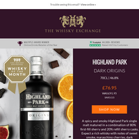 The Whisky Exchange email thumbnail